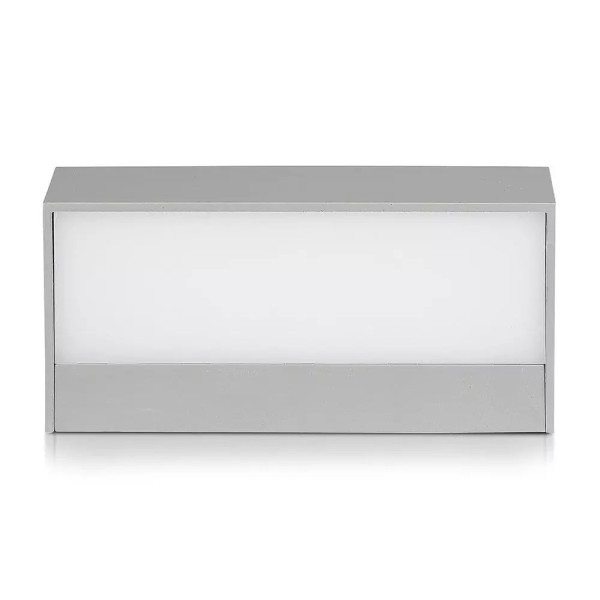 Kinkiet zewnętrzny VT-8057 3000K szary LED 2x12W 1150lm IP65 V-TAC