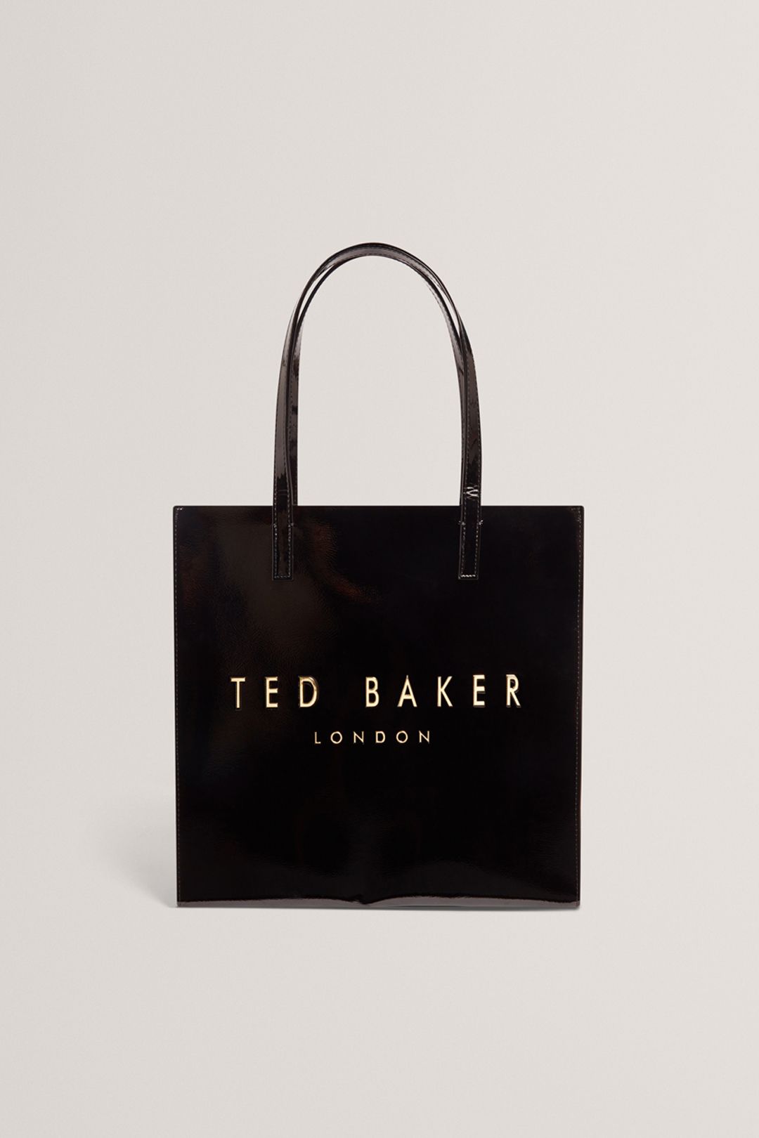 Ted Baker Crinkon Crinkle Large Tote Icon Bag Black