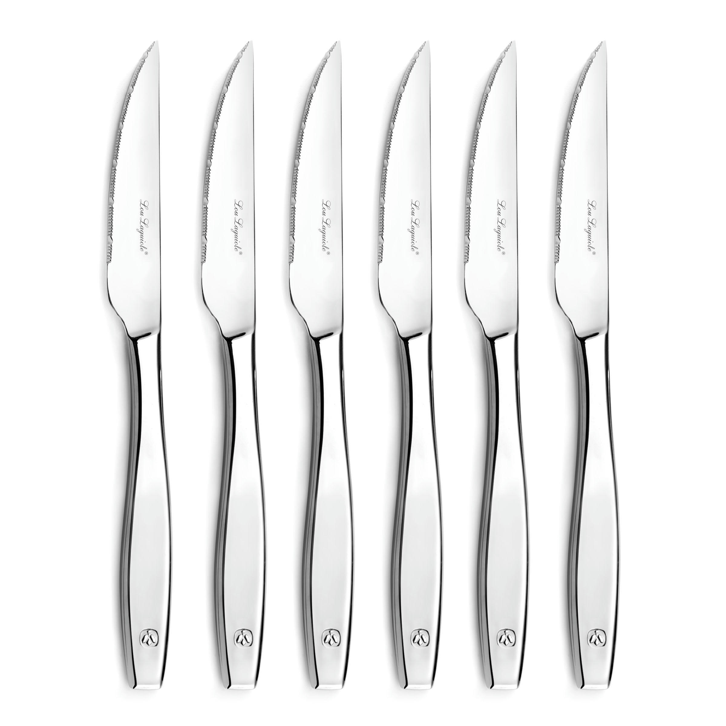 FIGURE - Couteaux steak en  Acier