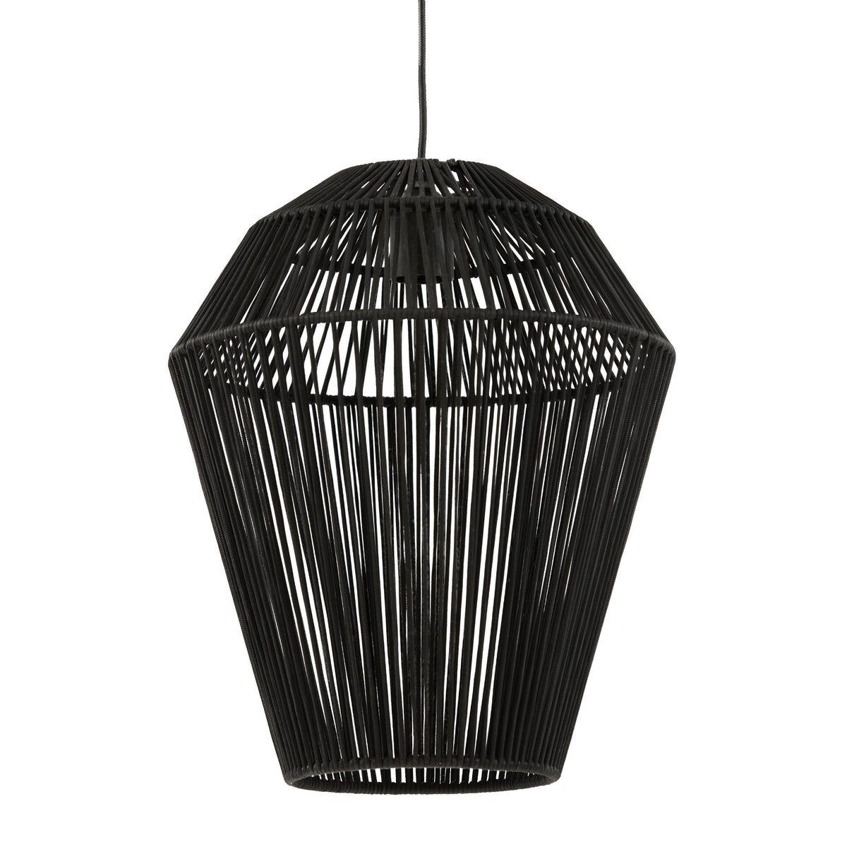 Light & Living hanglamp Deya - zwart - Ø45cm