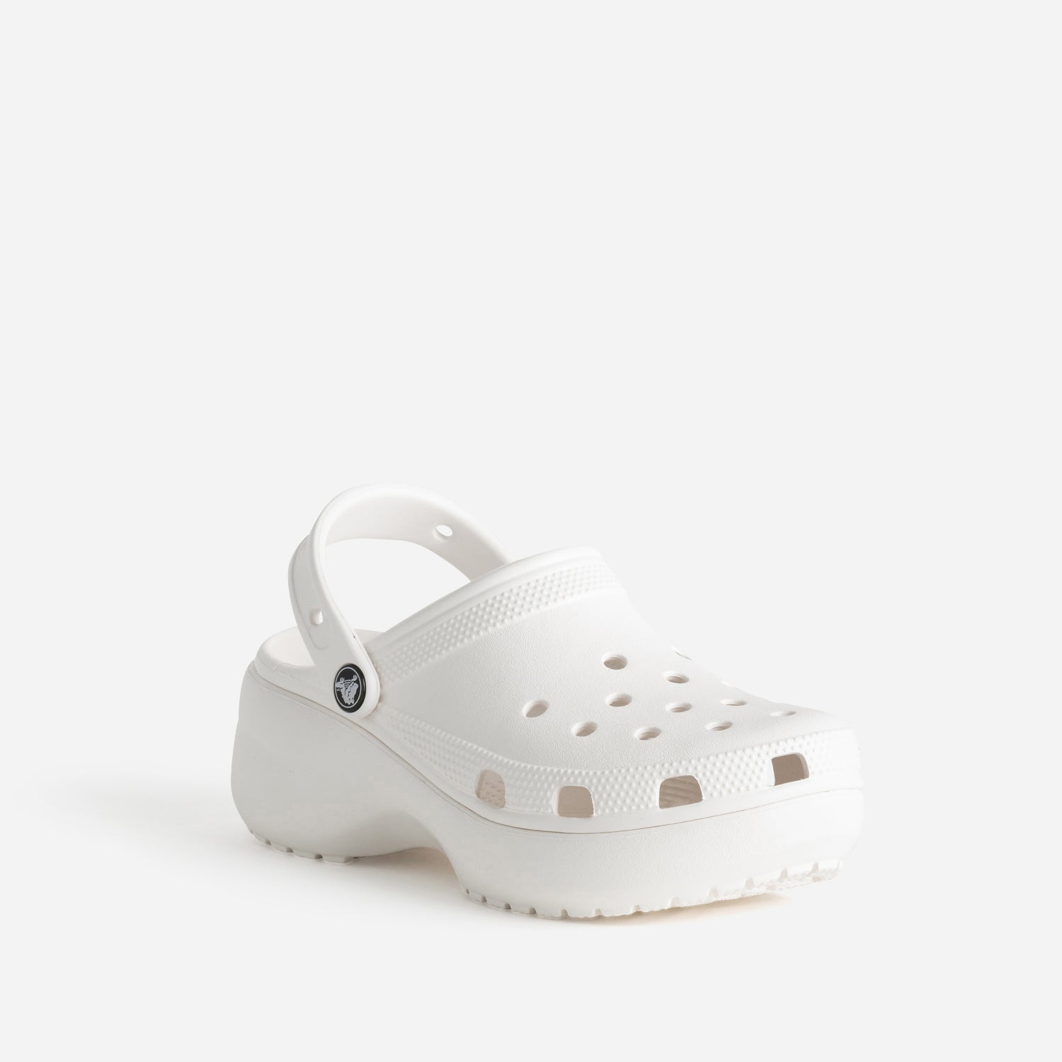 Sabot CROCS blanc à plateforme