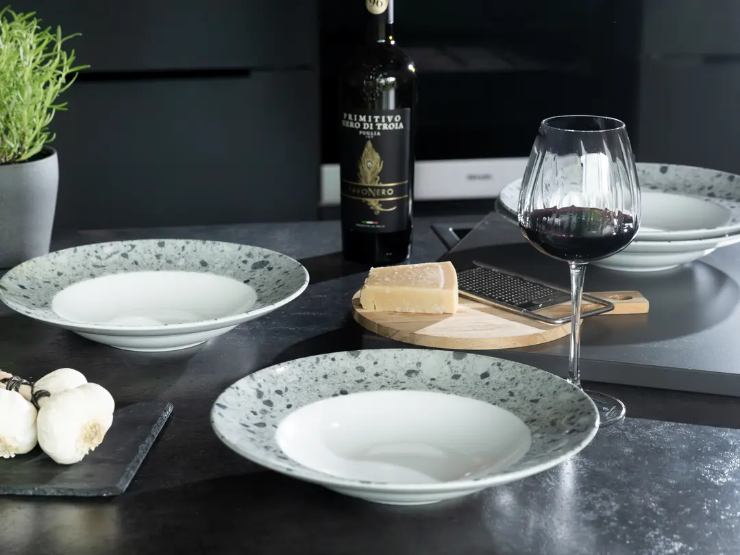 Pastateller 4er-Set Stone Collection