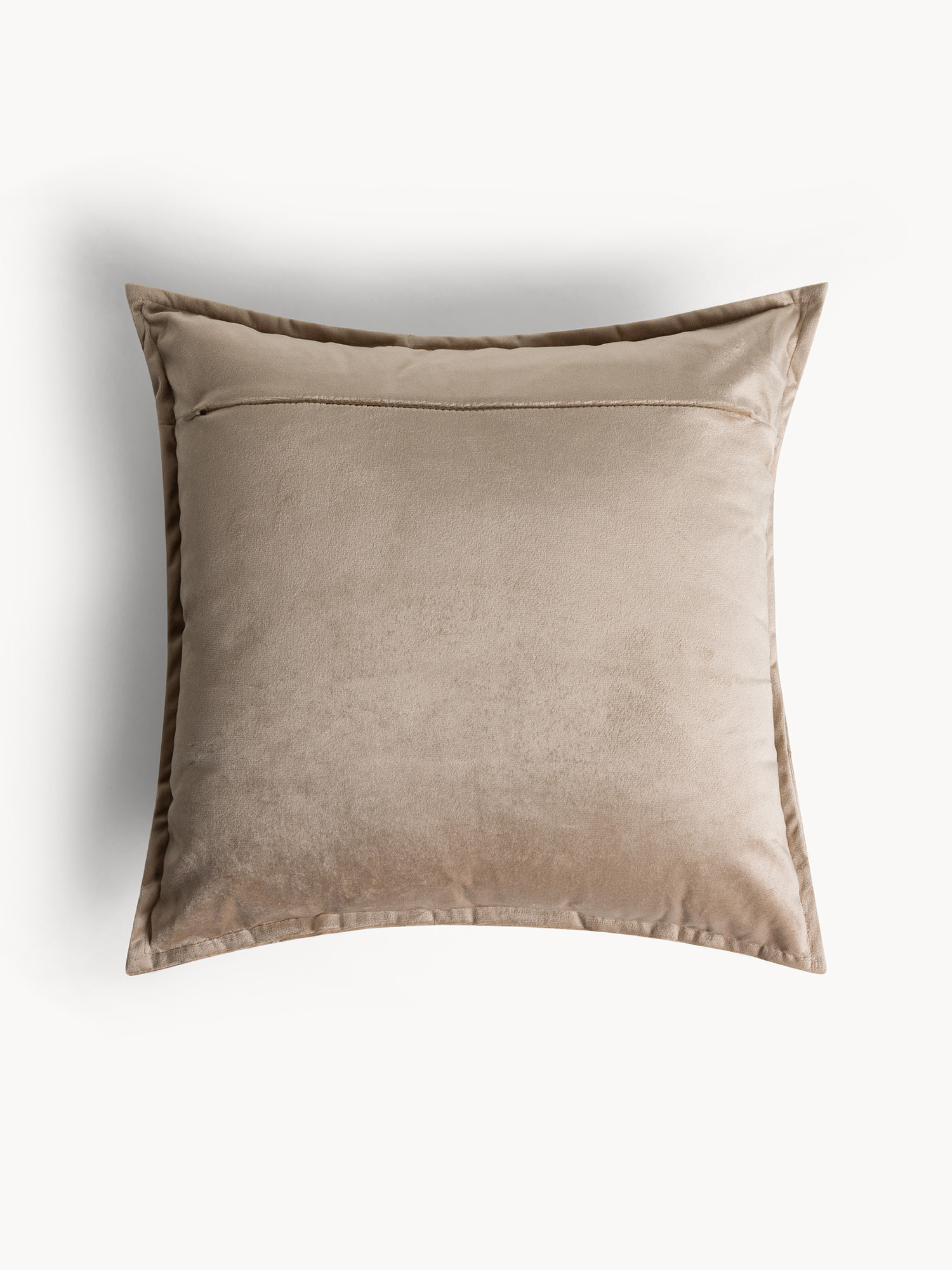 Cuscino 45x45 cm in velluto motivo geometrico