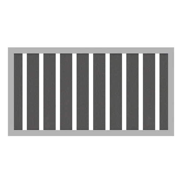 Tor, HxBxT: 0 x 0 x 0 cm, grau, für Raja WPC Alu XL Zaun