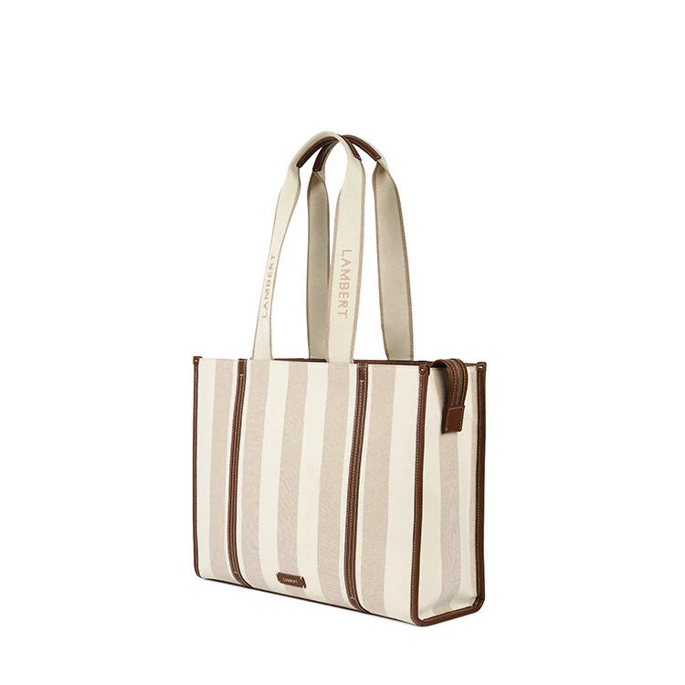 The Erica - Hazelnut Canvas Tote Bag
