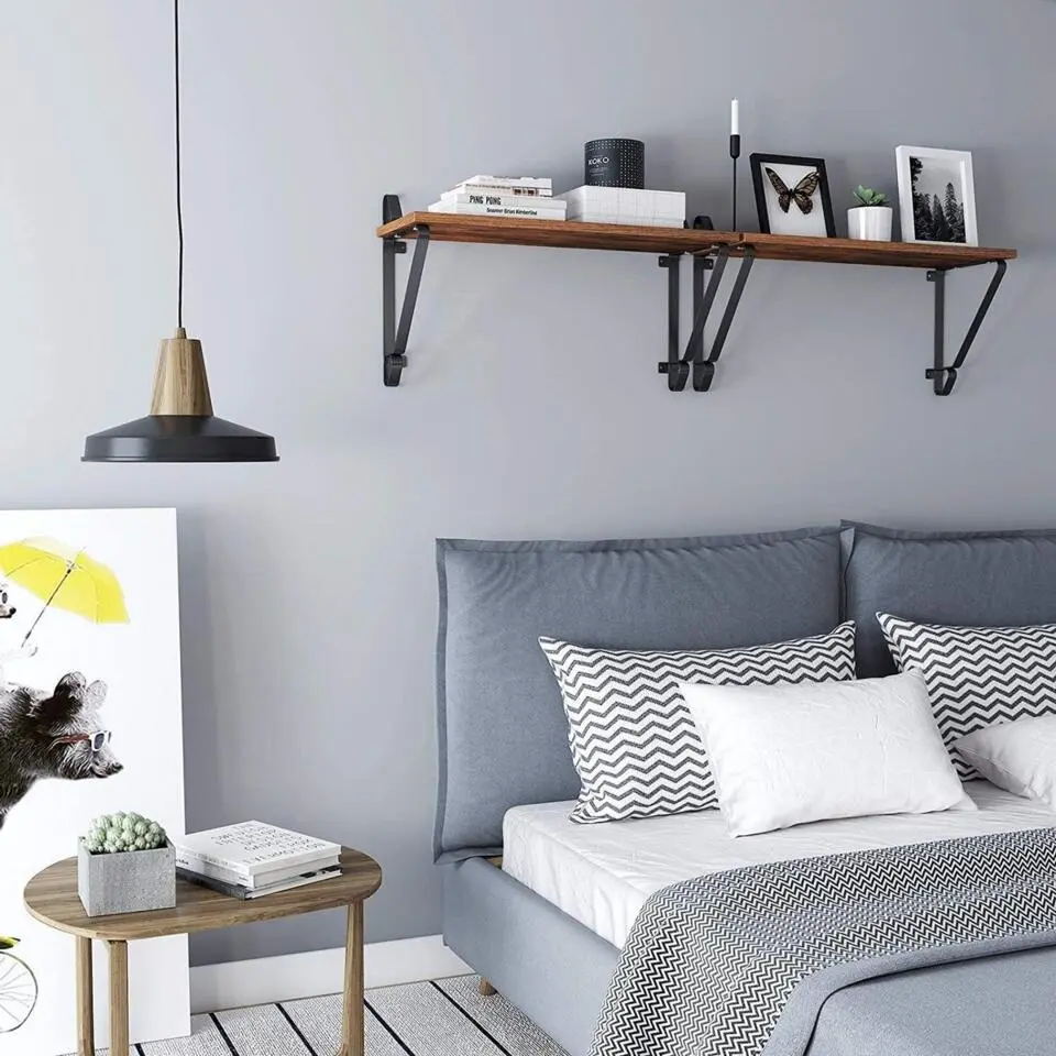 Parya Home - Houten Wandplanken - Set van 2