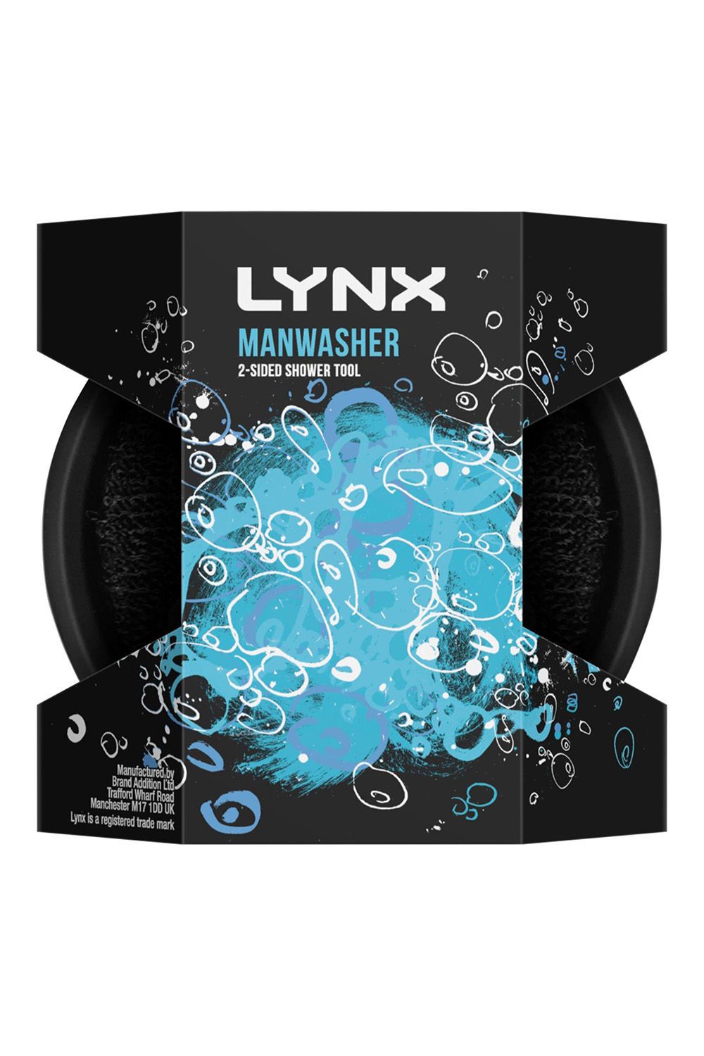 Lynx 3x Gold Fragrance Bodywash 225ml with Manwasher Shower Tool