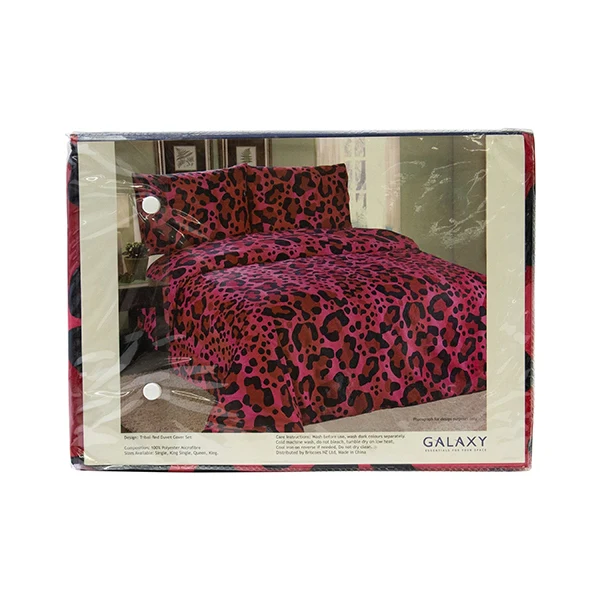 Galaxy Quilt Cover Set - Red Safari