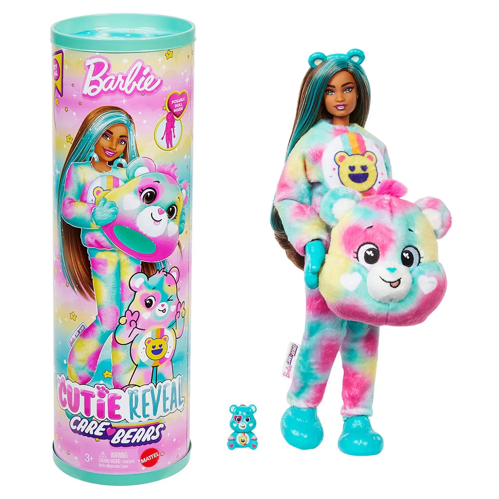 Barbie Cutie Reveal Care Bears Good Vibes doll