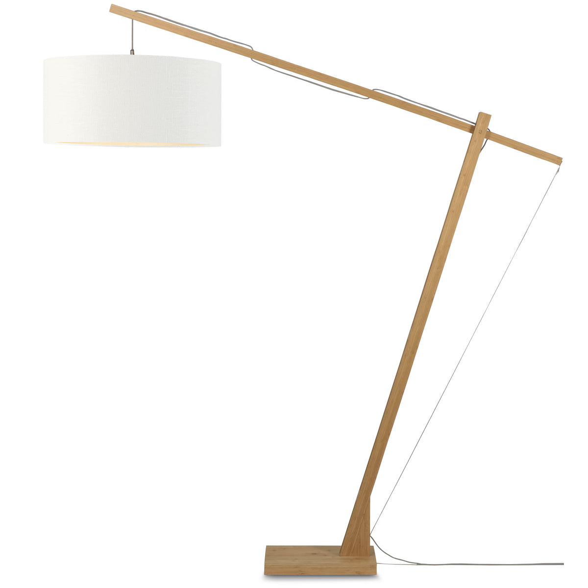 GOOD&MOJO vloerlamp Montblanc - bruin - 175x60x207cm