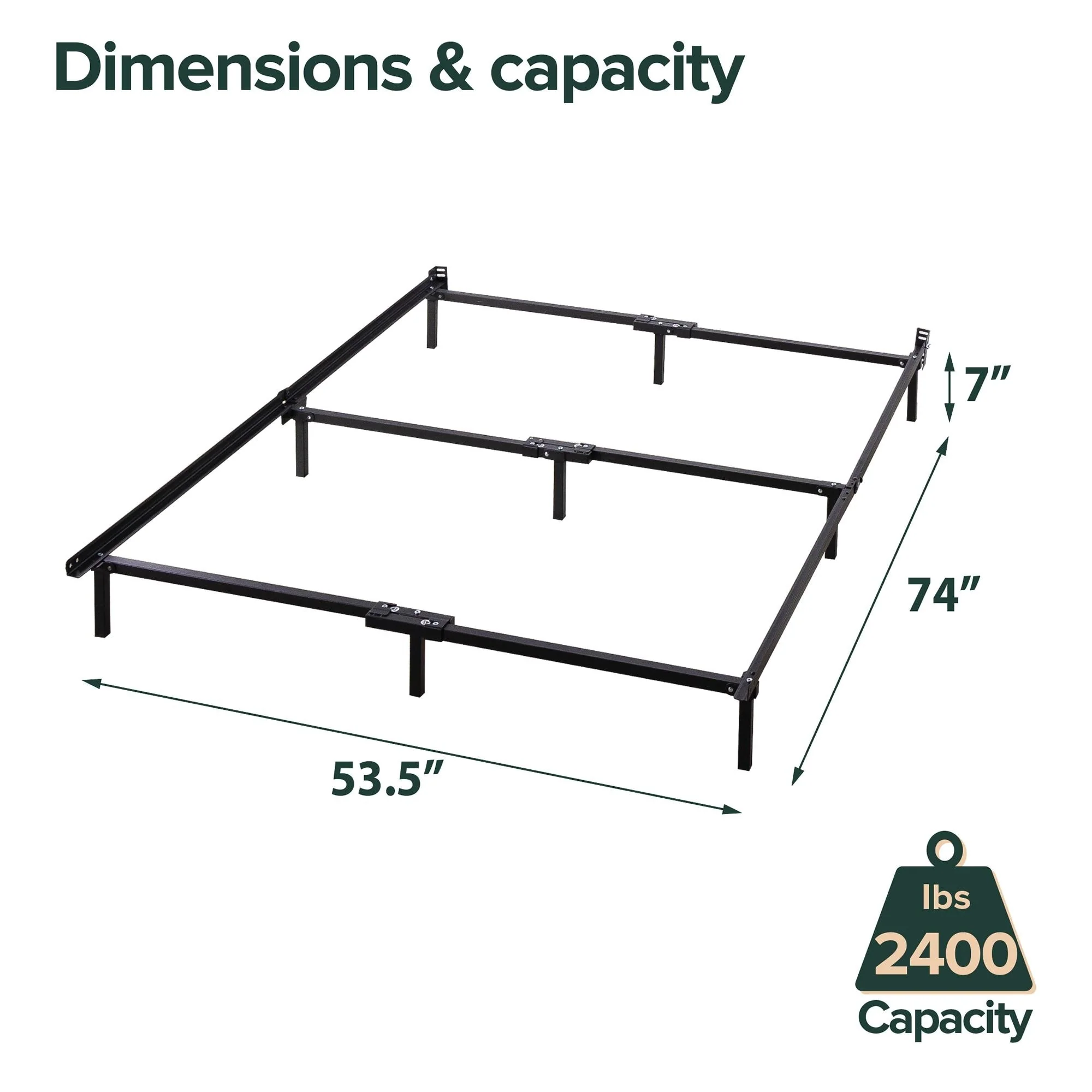 Priage by ZINUS Compack Metal Bed Frame