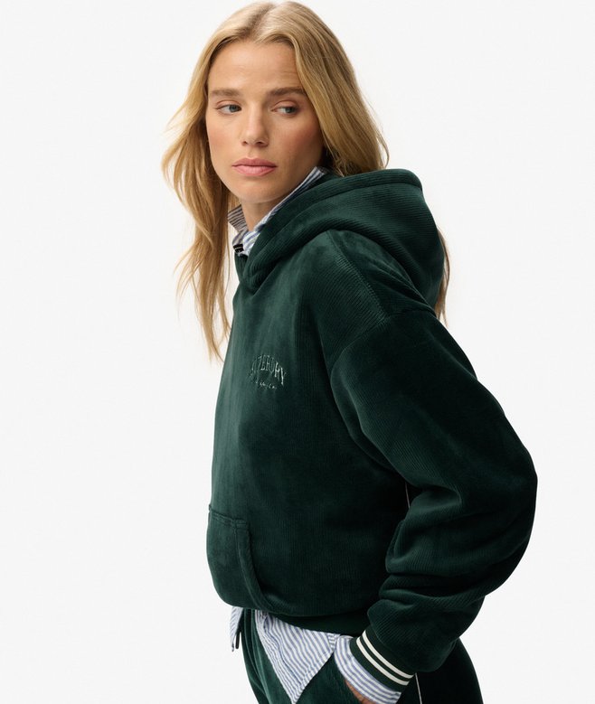 Country Club Velour Relaxed Hoodie