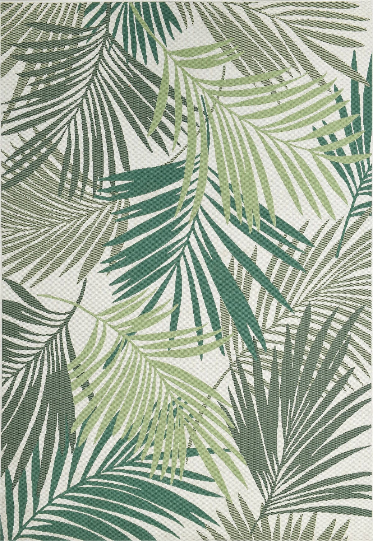Naturalis karpet - 120x170 cm - palm leaf green