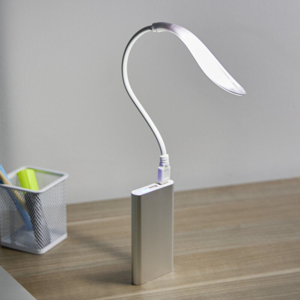 Lampe de lecture avec LED flexible et USB L40cm