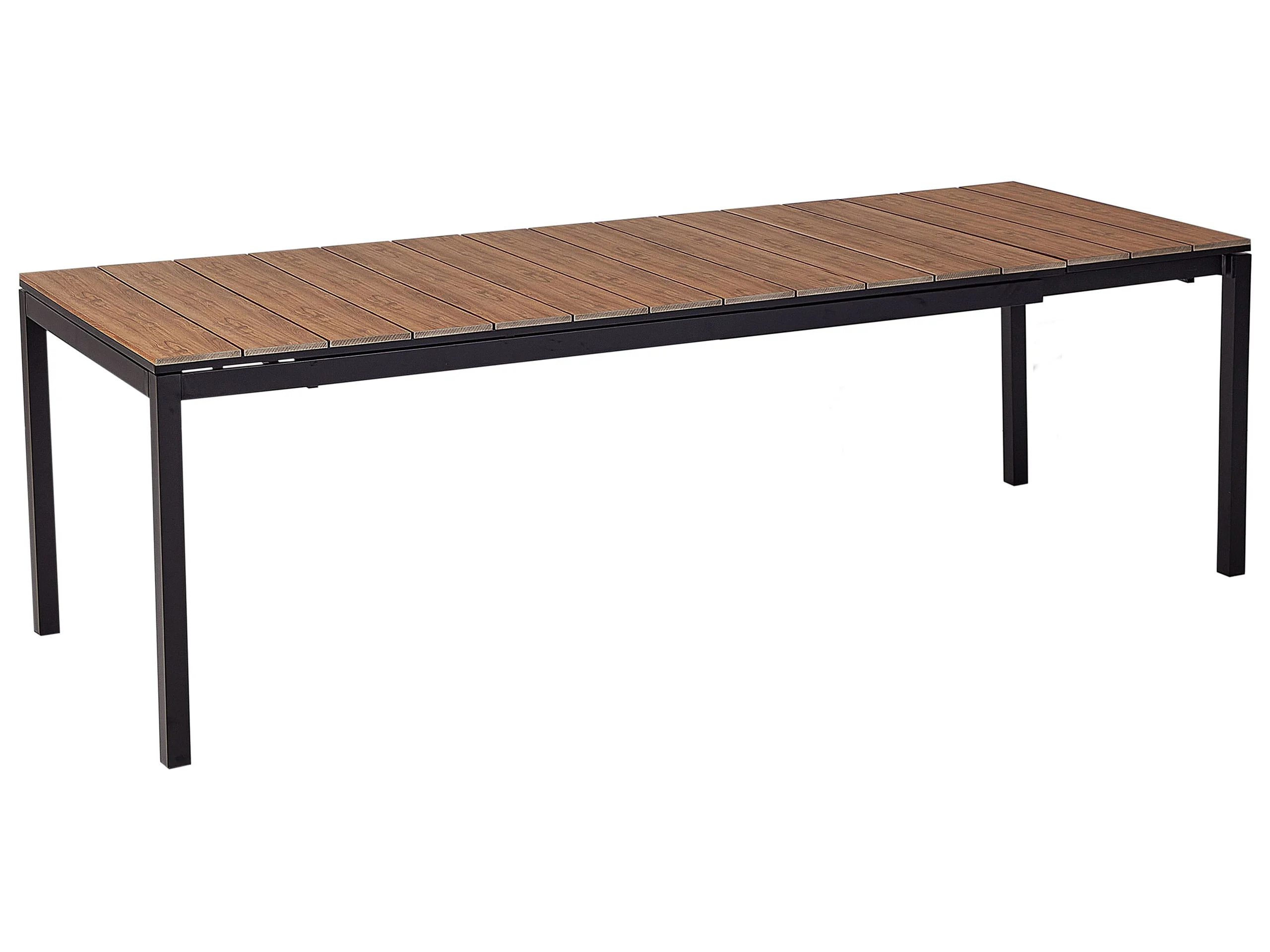Stół ogrodowy rozkładany TOFANE 198/248 cm 90 cm Brązowy