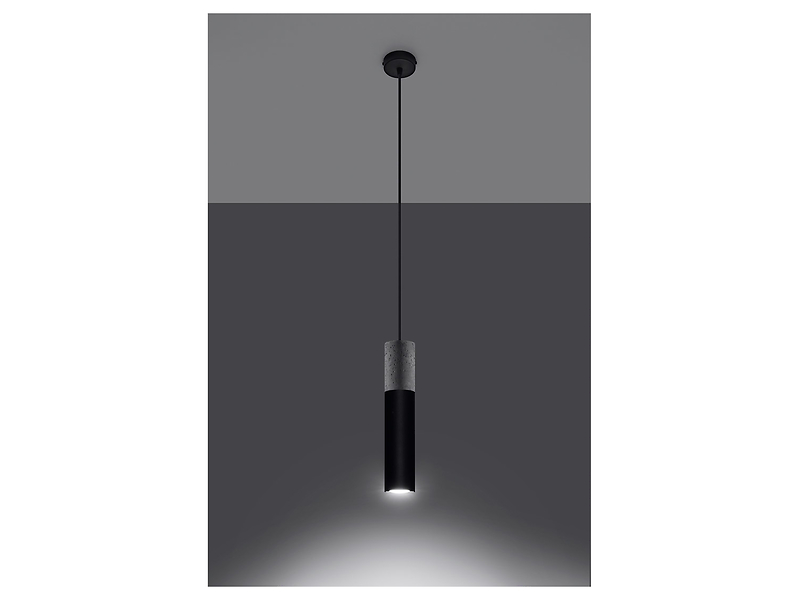 Lampa wisząca Borgio stalowa czarna