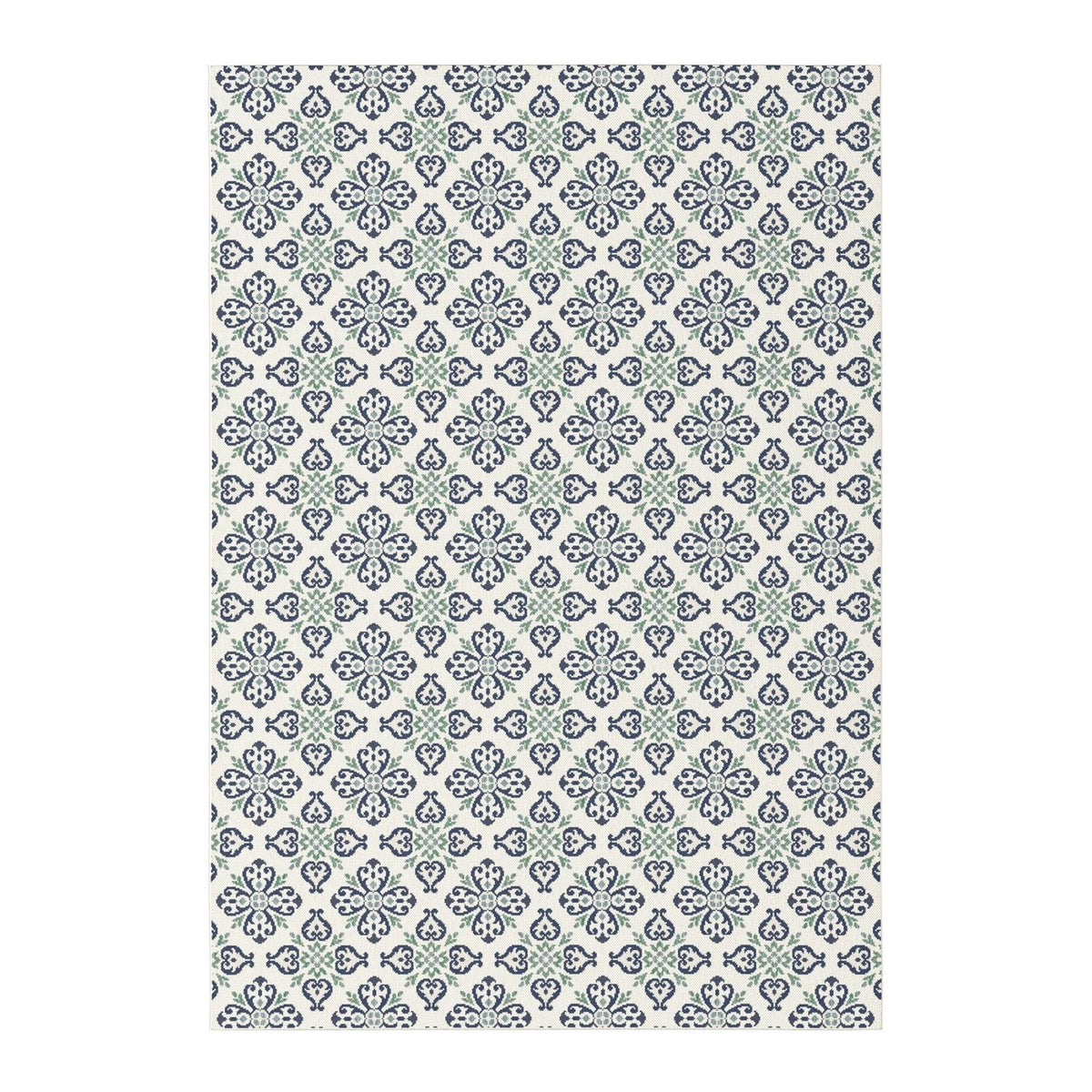 AFK Living vloerkleed Sintra - voor binnen en buiten - blauw - 200 x 290 cm