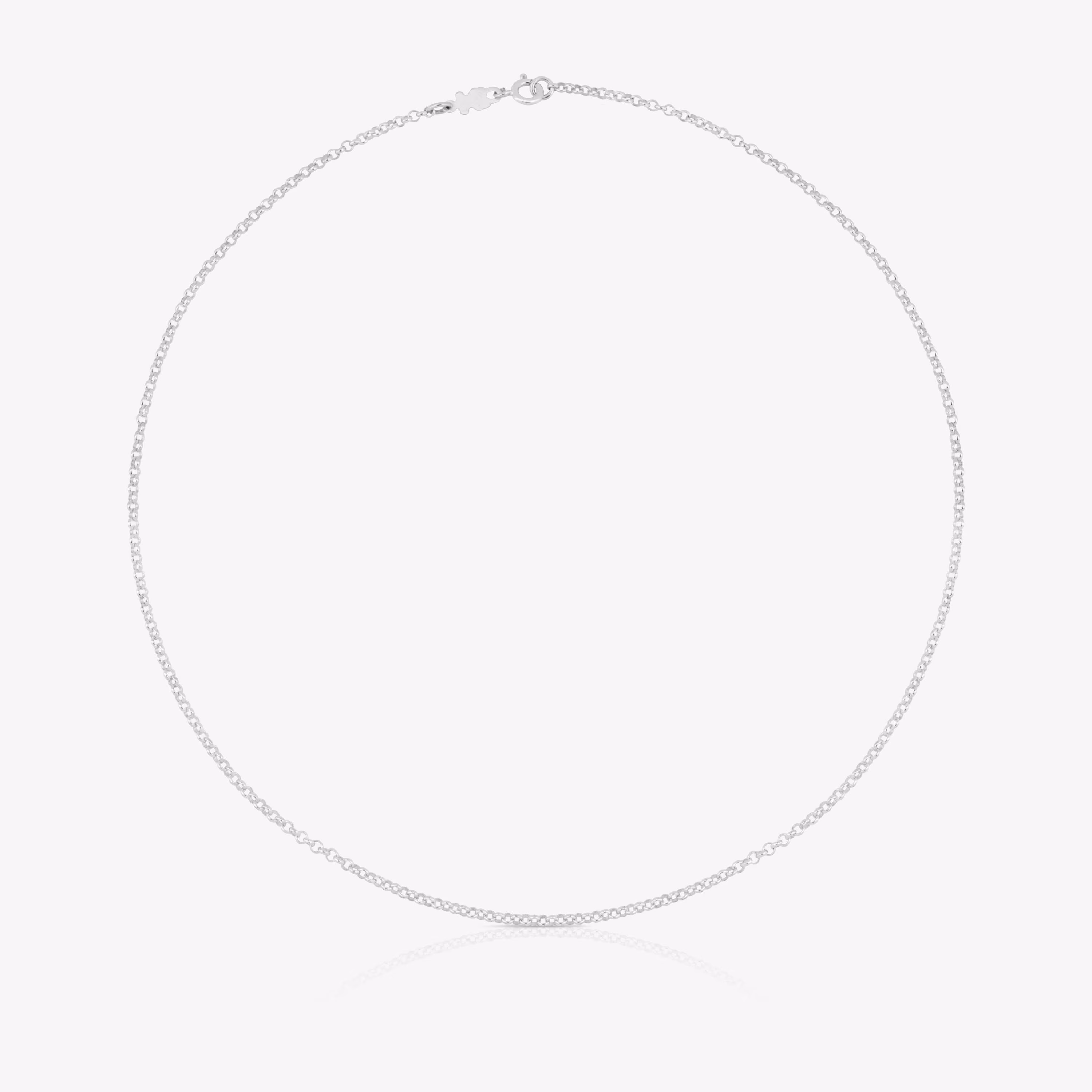 Gargantilla de plata con anillas redondas, 45 cm TOUS Chain