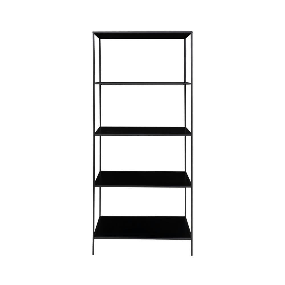 VITA - Etagère en bois et métal 80x170cm noir