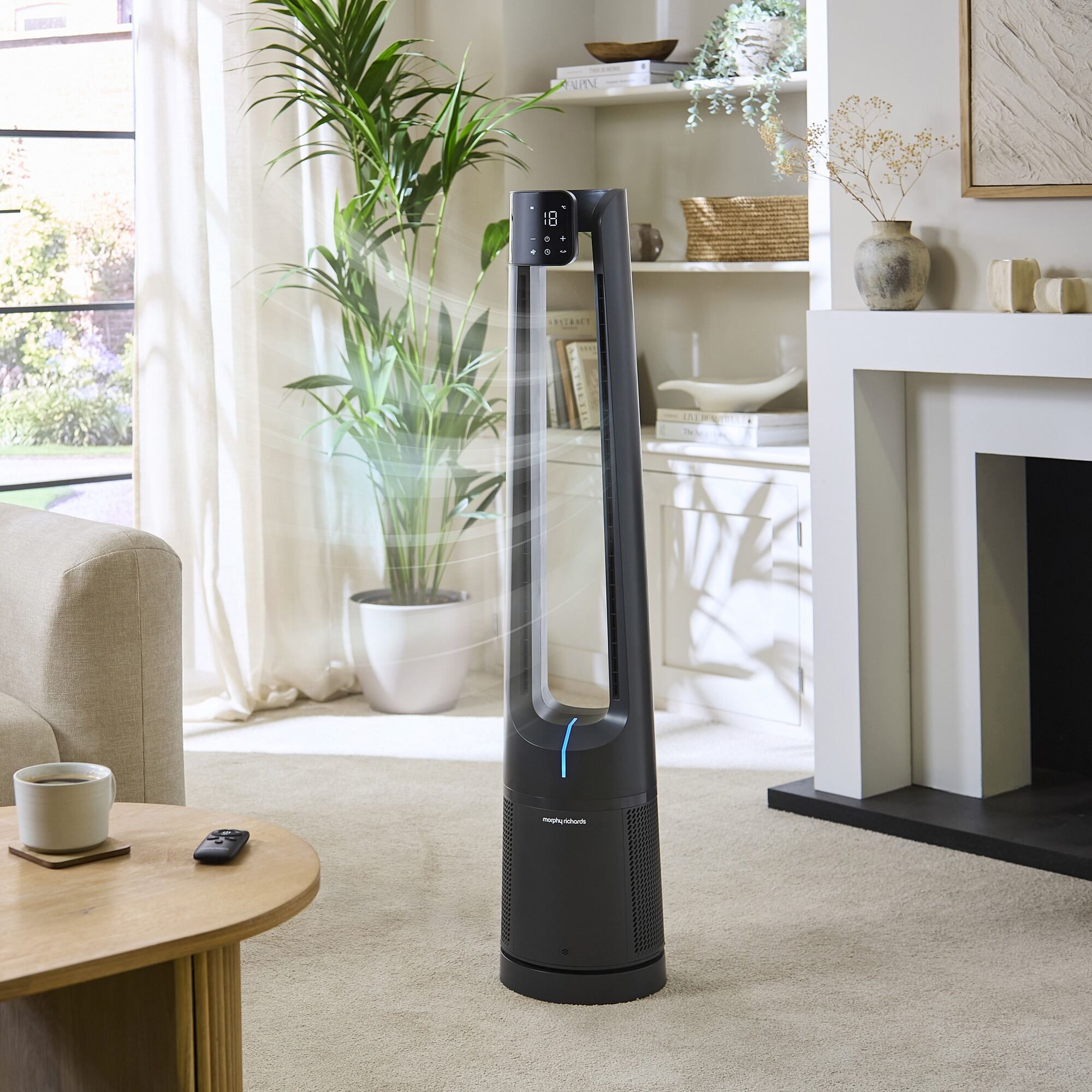 Morphy Richards Flexi Freeze 42 Bladeless Tower Fan & Air Purifier & Remote Control
