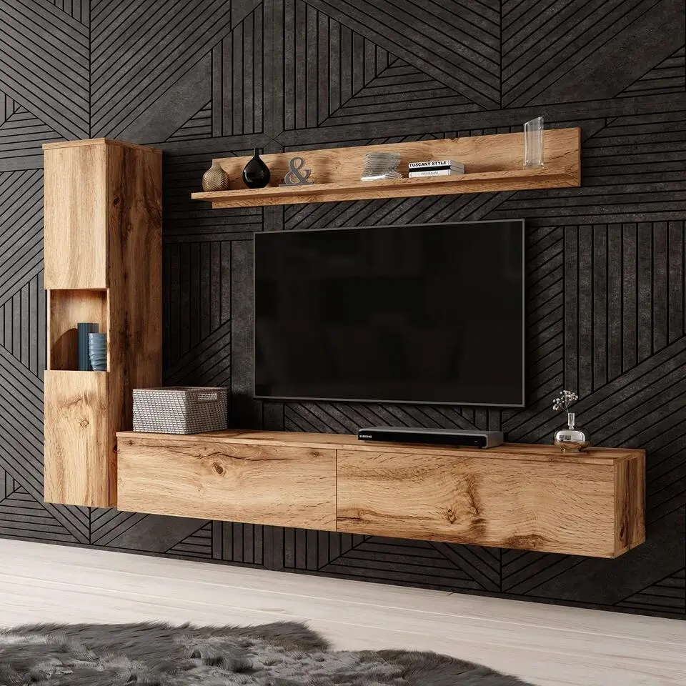 Meubella - Wandmeubel Pure - Eiken