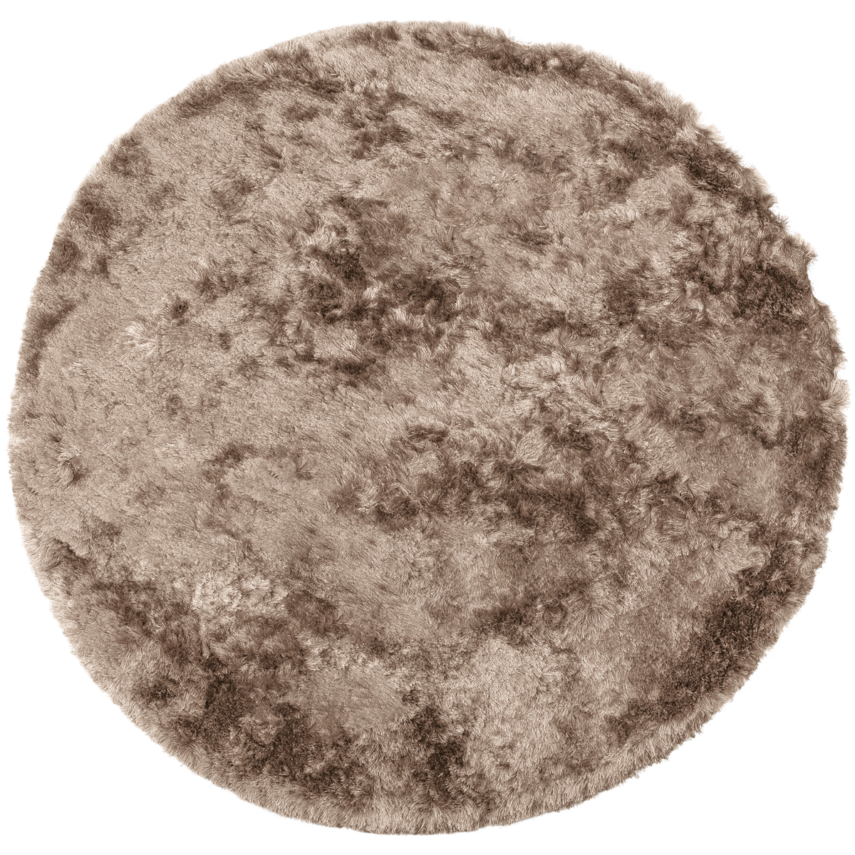 WOOOD vloerkleed Praline - Nougat - 1x200x200