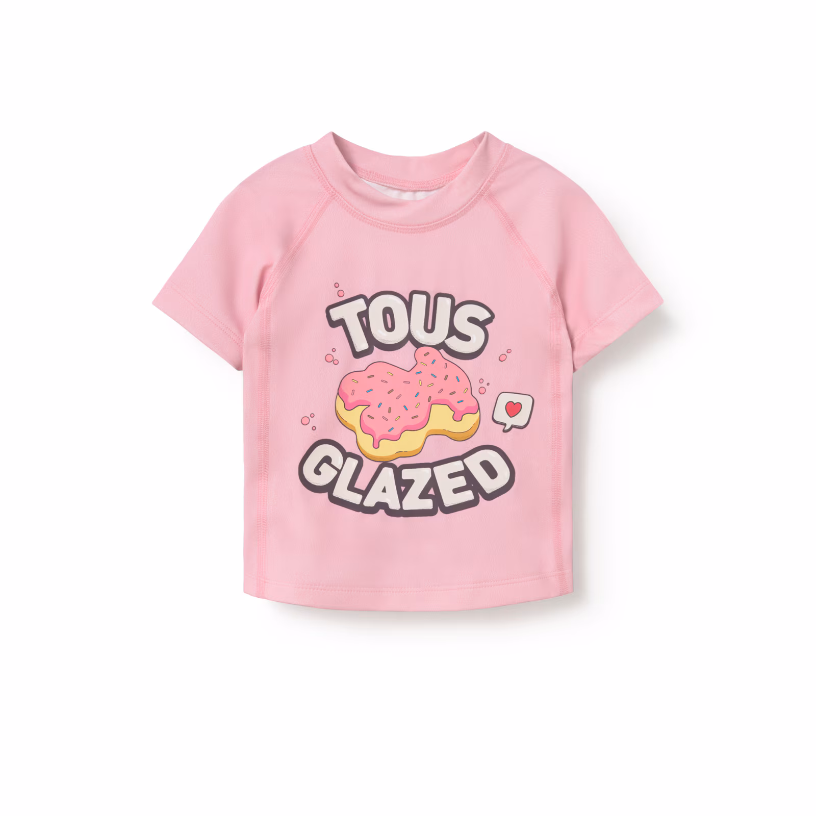 Camiseta de playa manga 3/4 Donut rosa