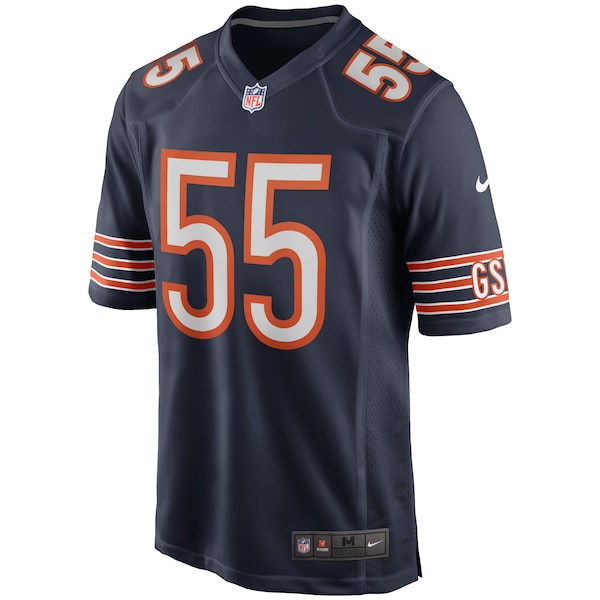 Lance Briggs Chicago Bears Nike Game Retired Player Jersey - Navy