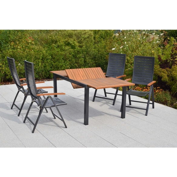 Gartenmöbel-Diningset »Tinos«, 5 tlg., 4 Sitzplätze, Aluminium