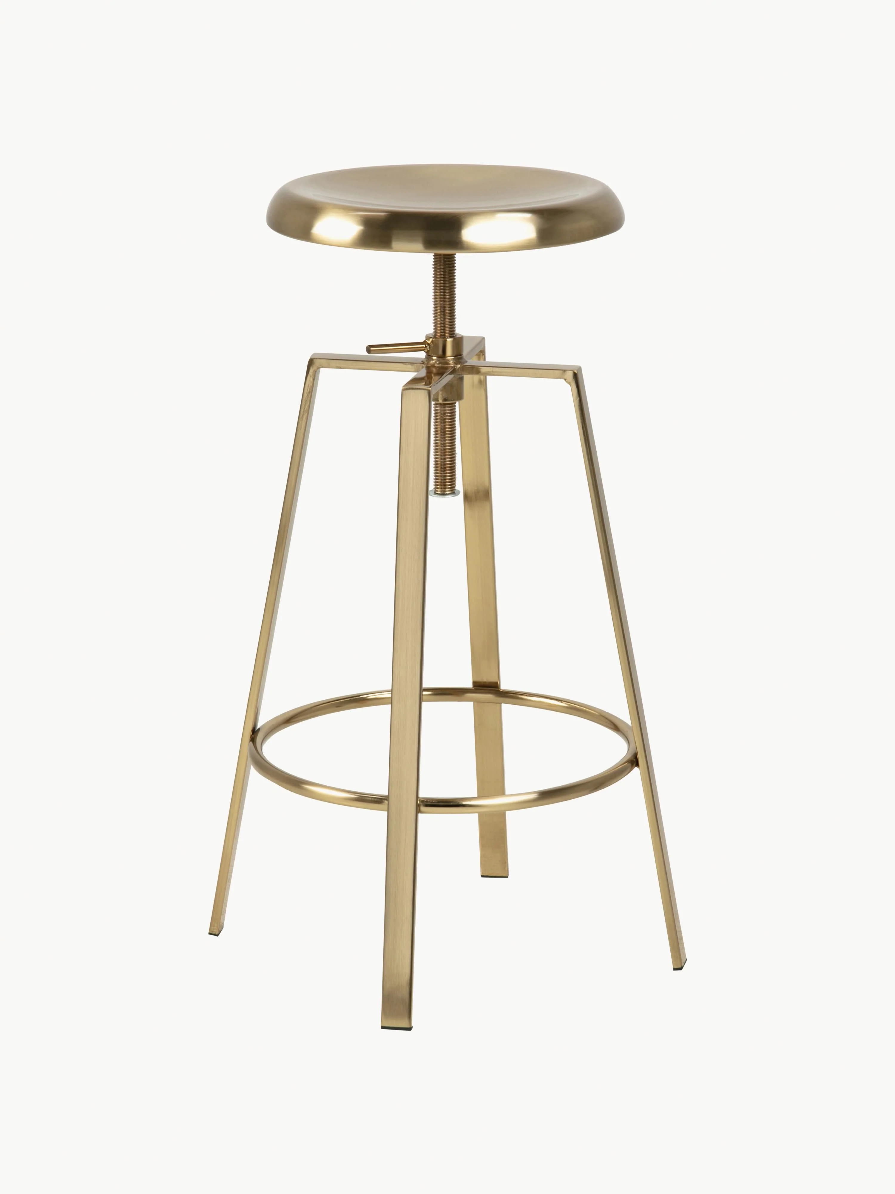 Drehbarer Metall-Barhocker Goose, höhenverstellbar