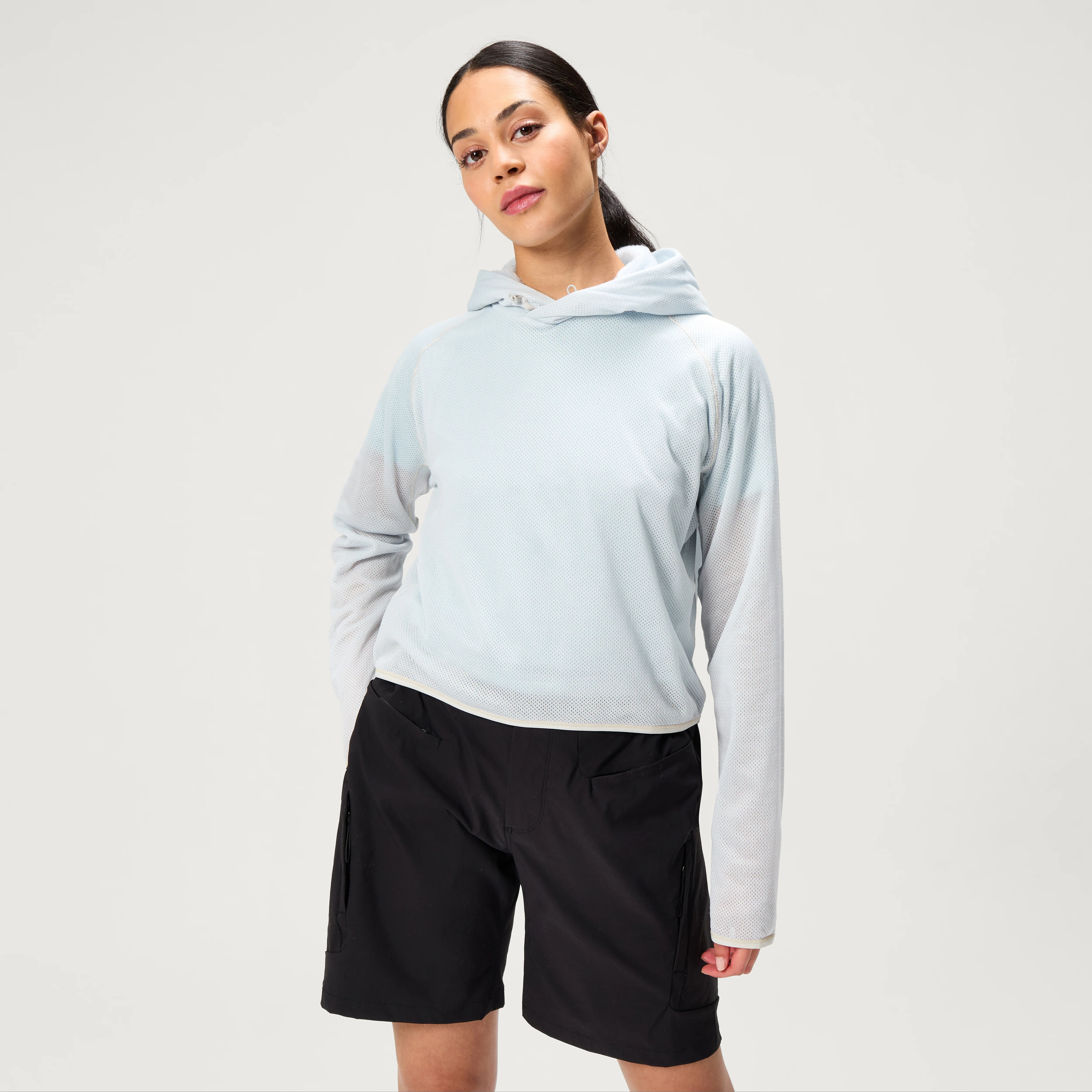 Women's SulTrac Breathable Hoodie - Cloud Blue
