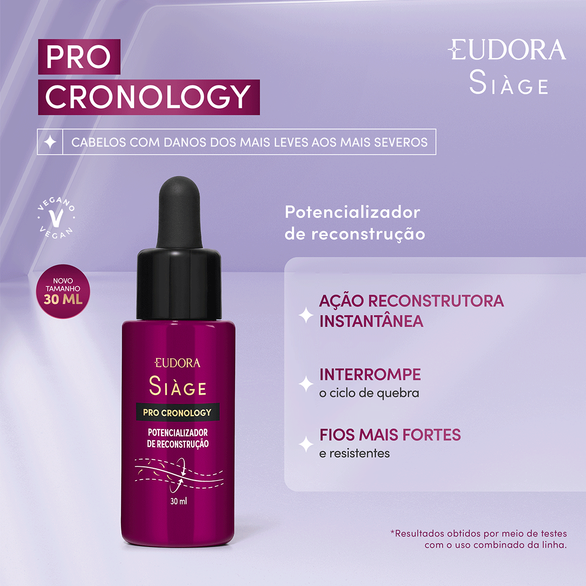 Potencializador de Reconstrução Siàge Pro Cronology 30ml