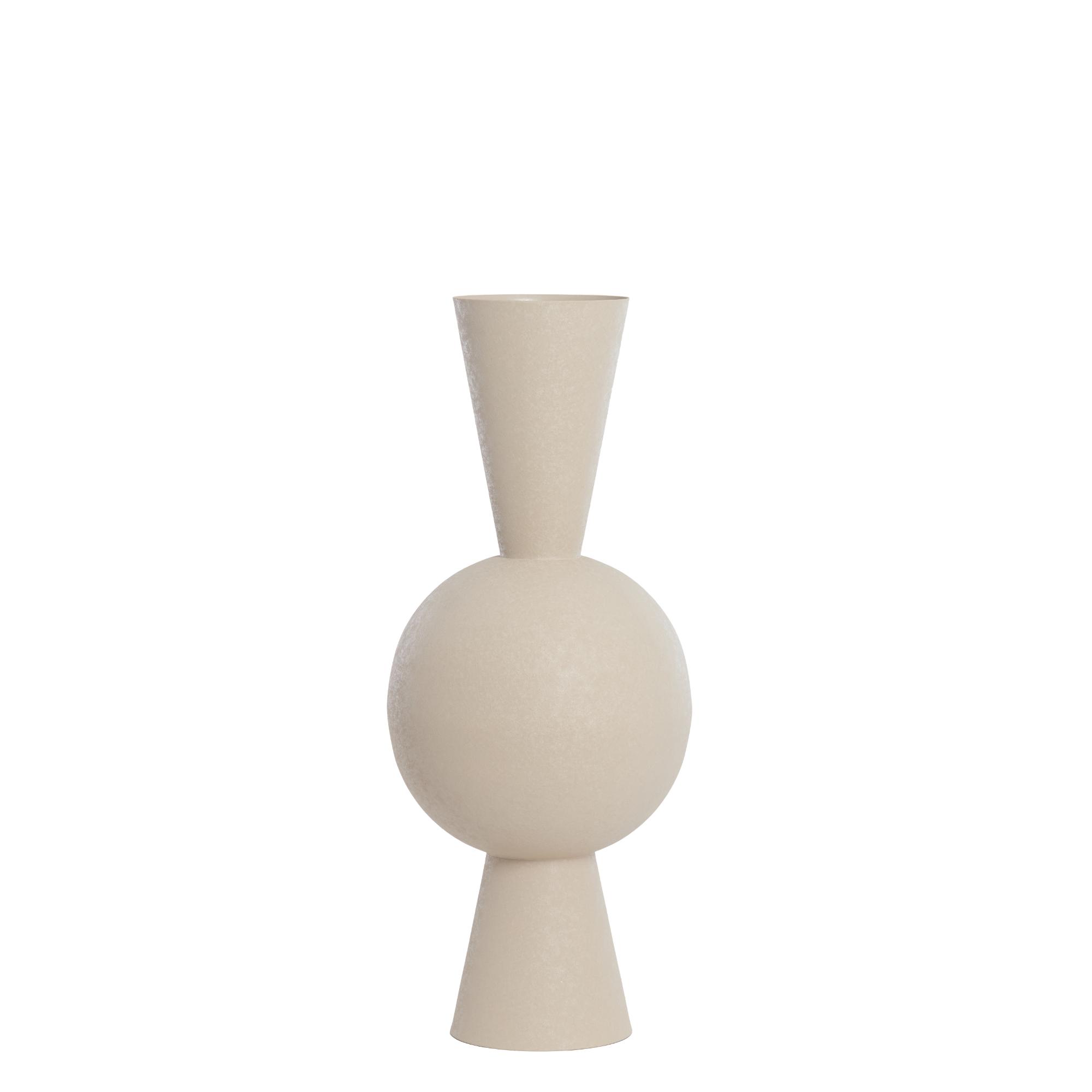 Light & Living vaas Chedi - grijs - Ø30cm