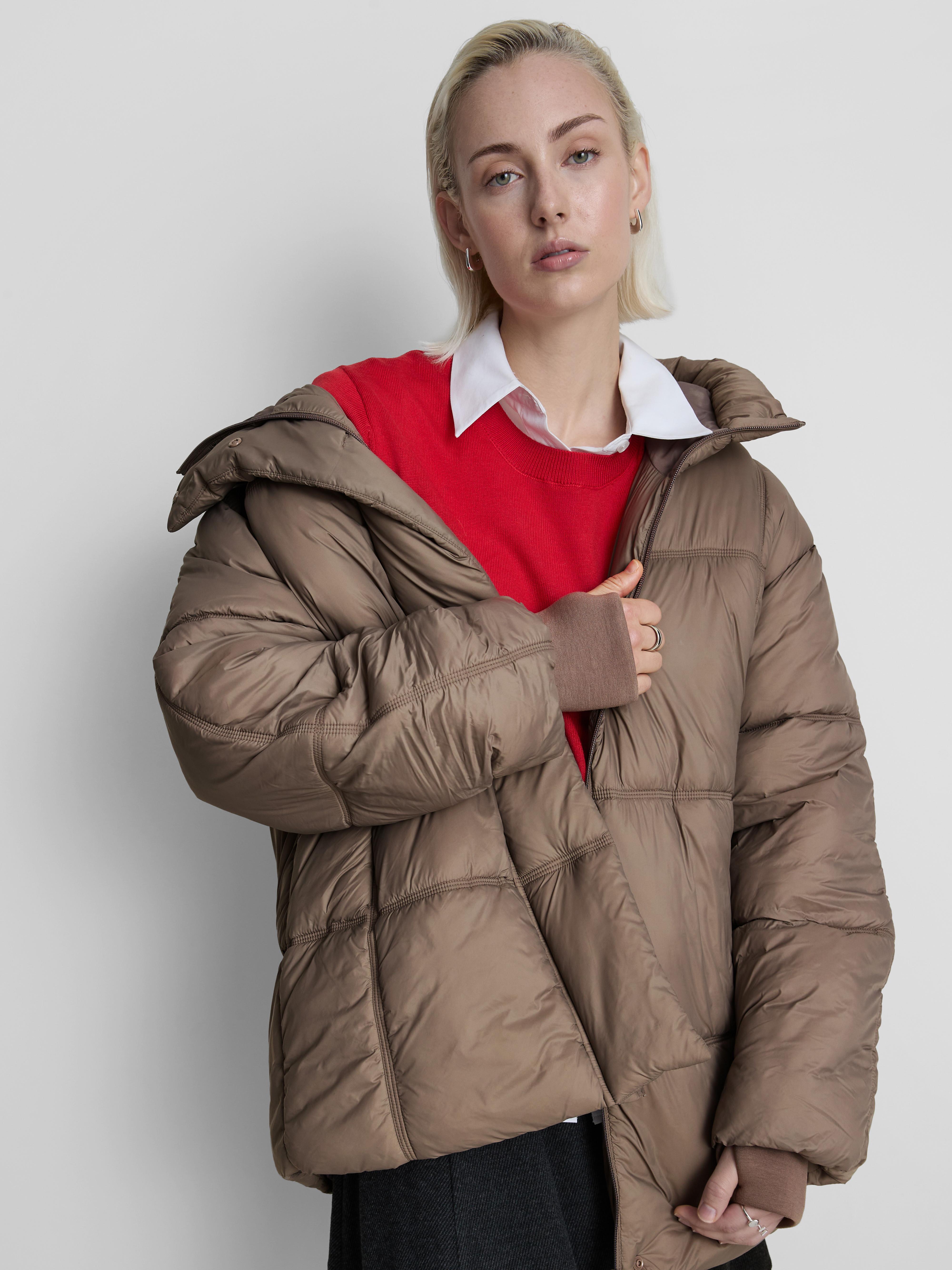 Hooded Square Padded Jacket