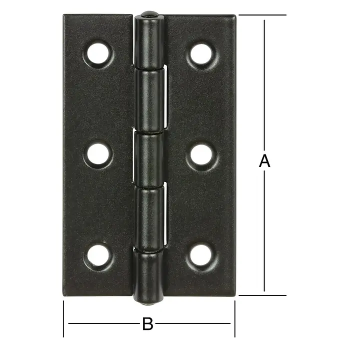 HENGSEL VORMANN 80X41MM SVART