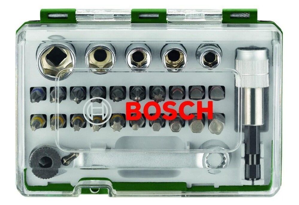 PIPENØKKELSETT BOSCH 27 DELER