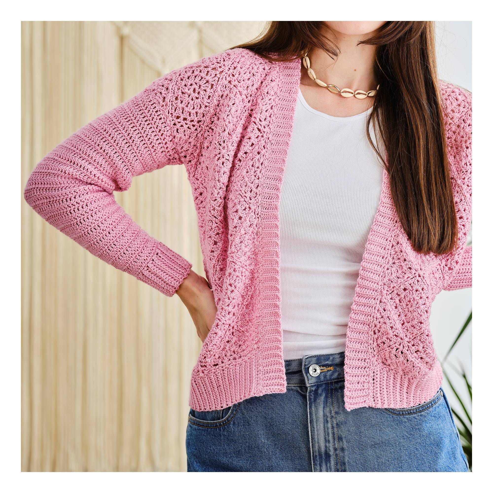 Knitcraft Granny Square Cardigan Digital Pattern 0297