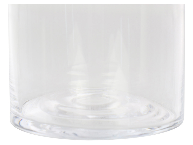 Wazon szklany 18 cm transparentny