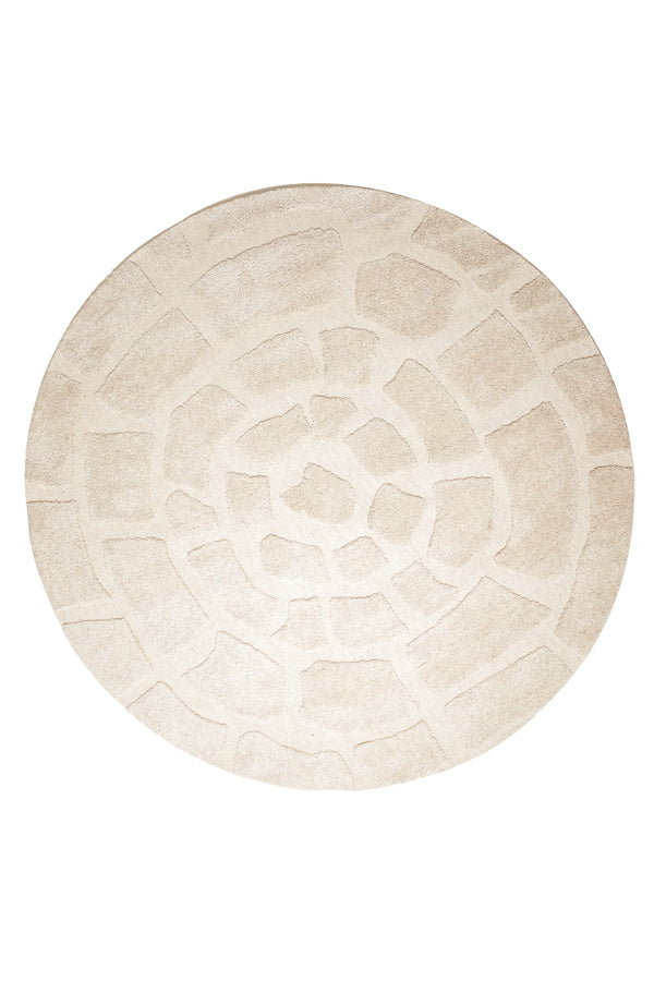 Light & Living vloerkleed BAJELO - Ø220x0.5cm - bruin