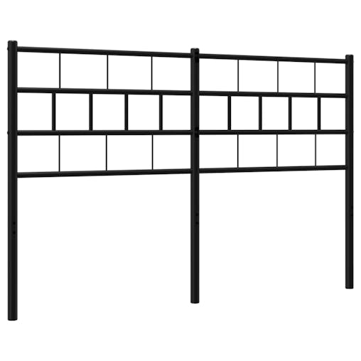 NNEVL Metal Headboard Black 152 cm