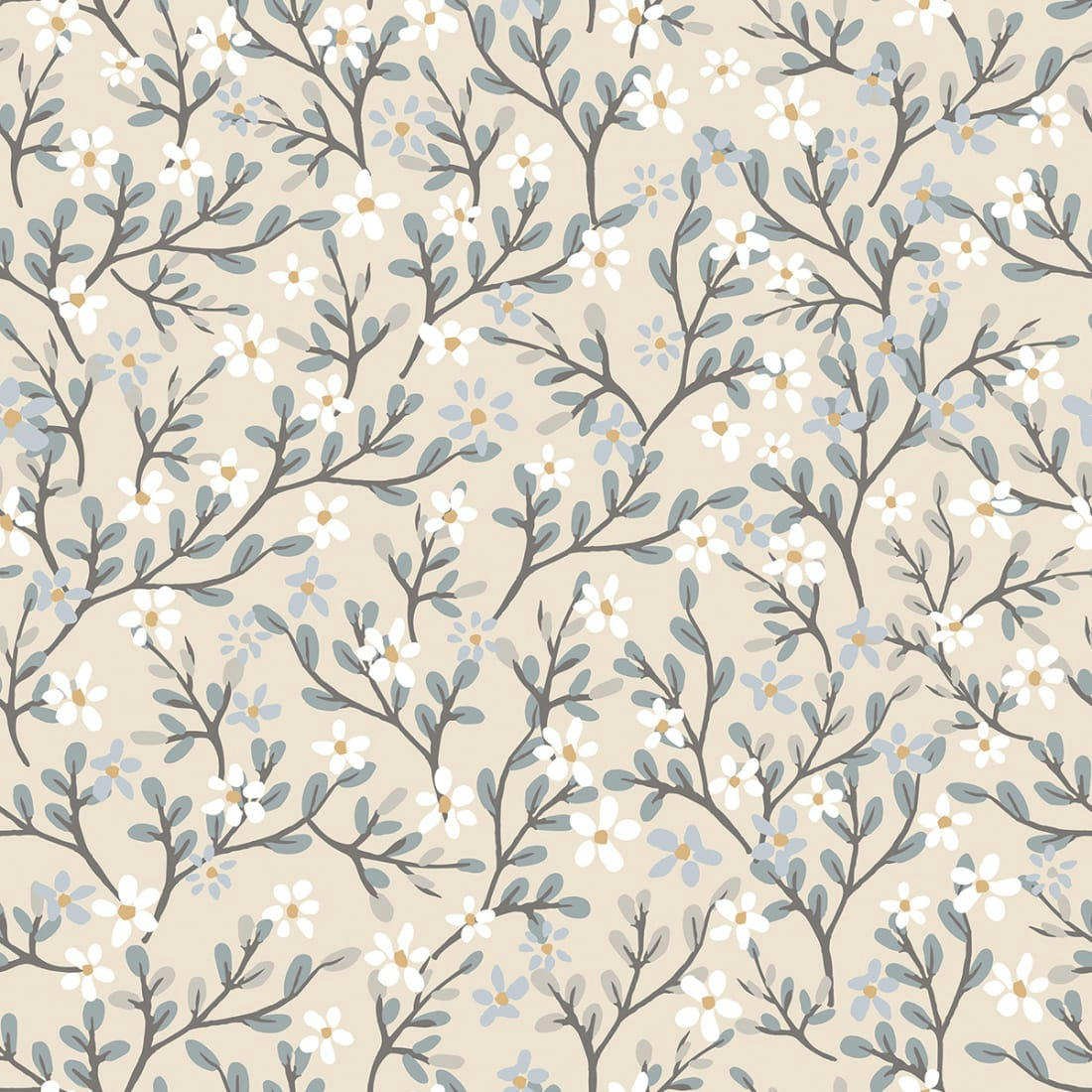 BRAYLYNN - Papier peint exquisite blossoms multicolore