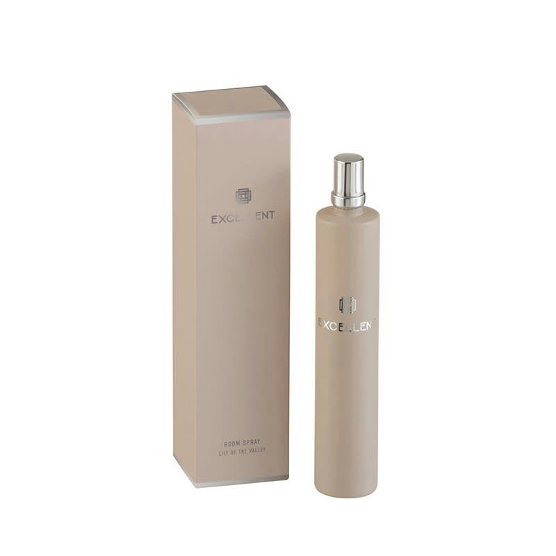 EXCELLENT - Parfum d'ambiance verre beige H18cm