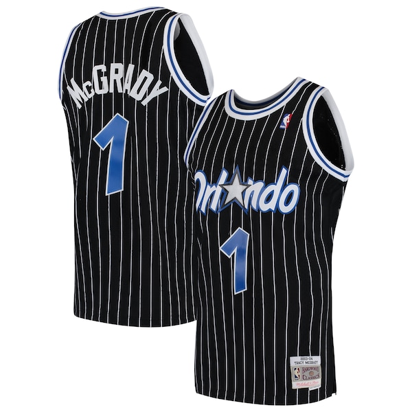 Tracy McGrady Orlando Magic  Hardwood Classics Swingman Jersey - Black/Blue