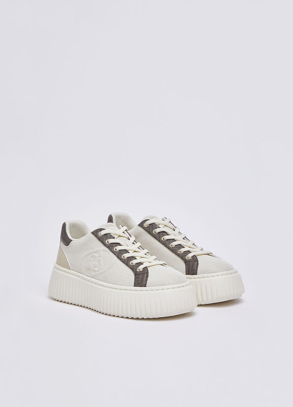 Sneakers in canvas co maxi logo