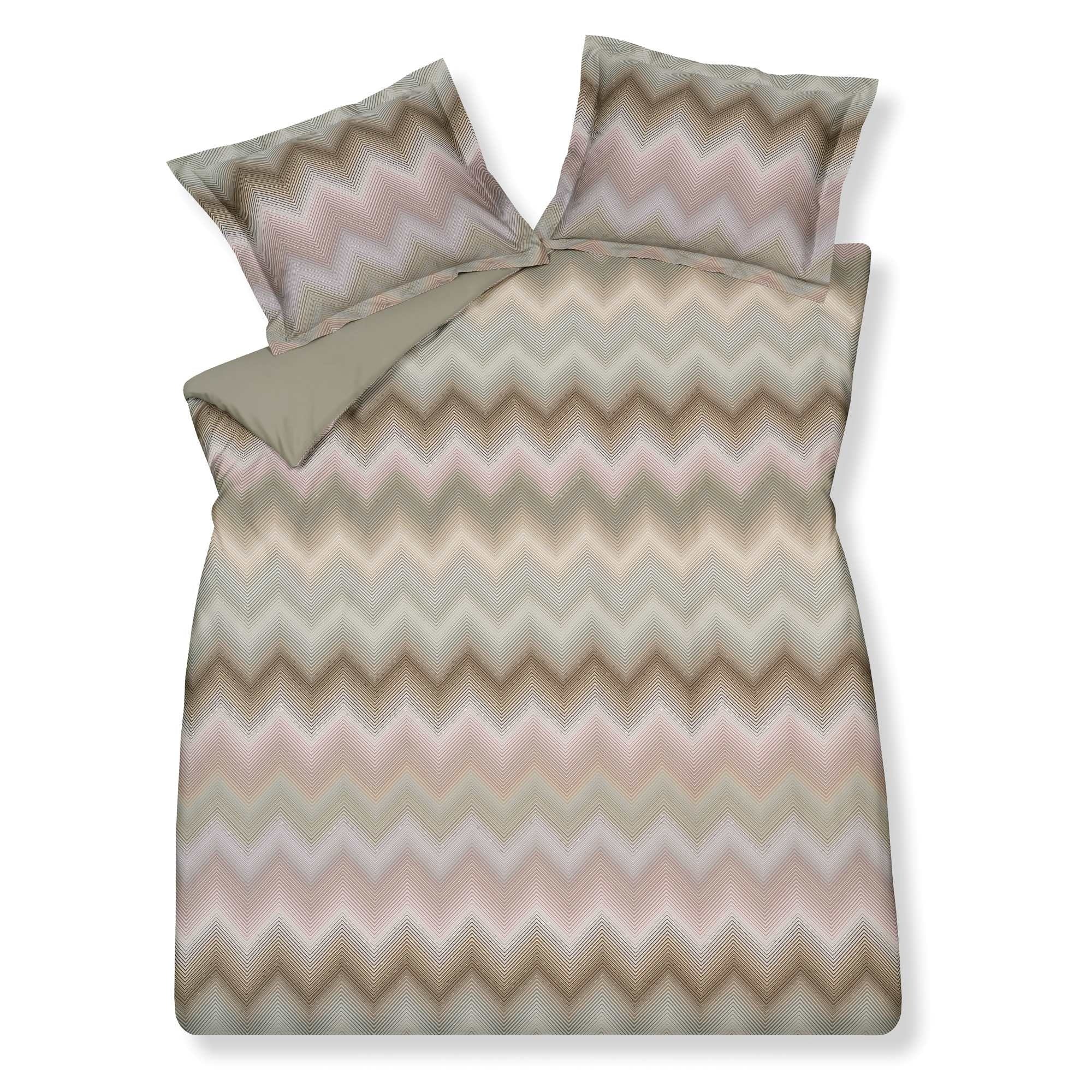 Ziggy Dekbedovertrek Thyme   240 x 200 220 cm   Groen   Satijnkatoen