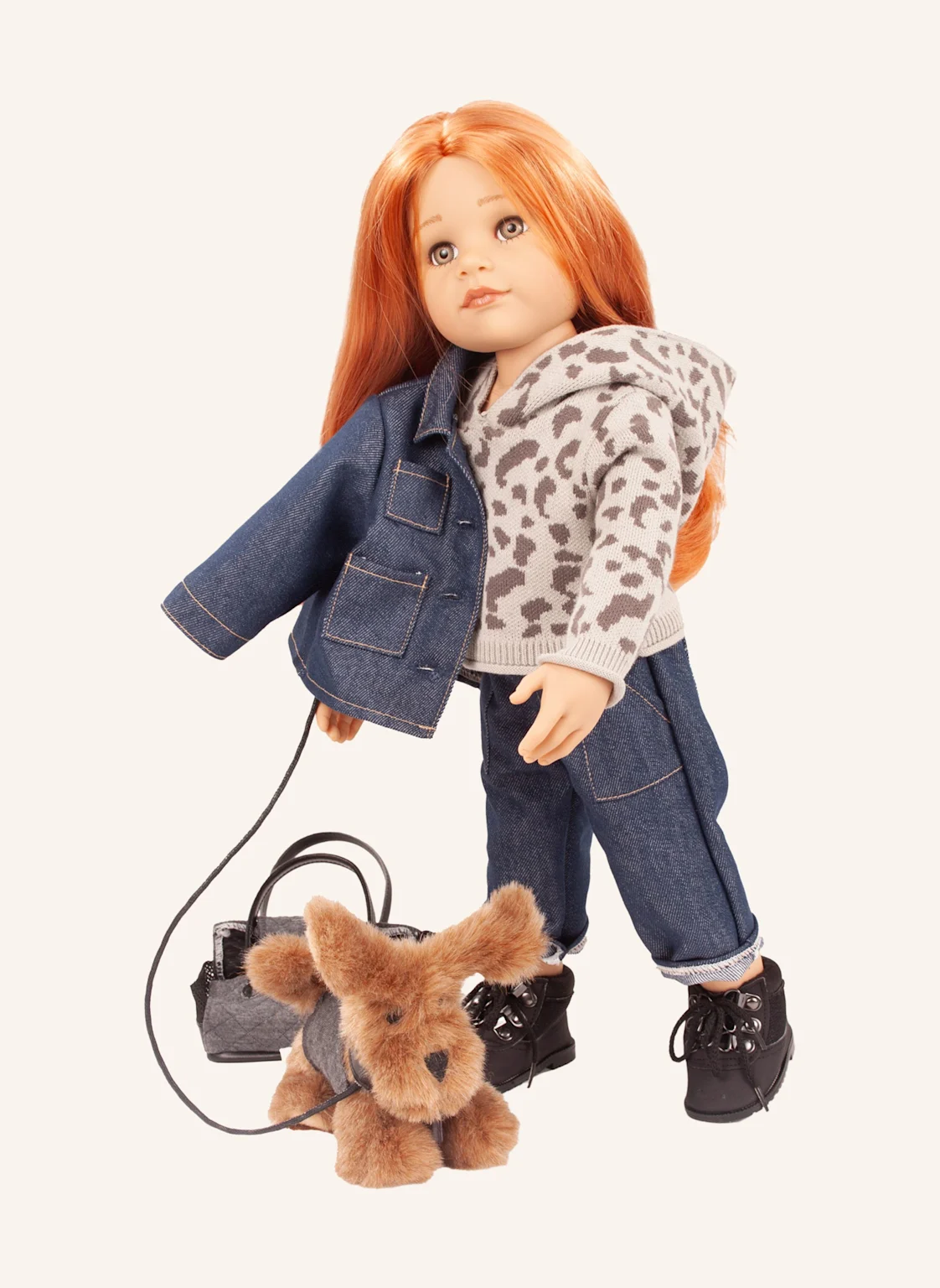 Götz Puppe HANNAH And Her Dog Polly