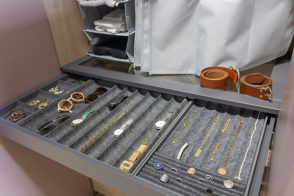 Organiseur de tiroir pour bijoux taille S gris Box &Beyond