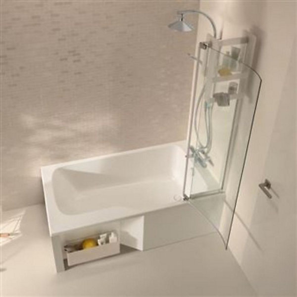 Baignoire bain douche JACOB DELAFON Malice   nettoyant 160 x 85, version droite