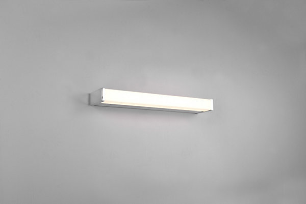 Applique Murale LED, 6,5W, 750lm, 3000K, IP44, Chrome et Blanc - Trio - Fabio