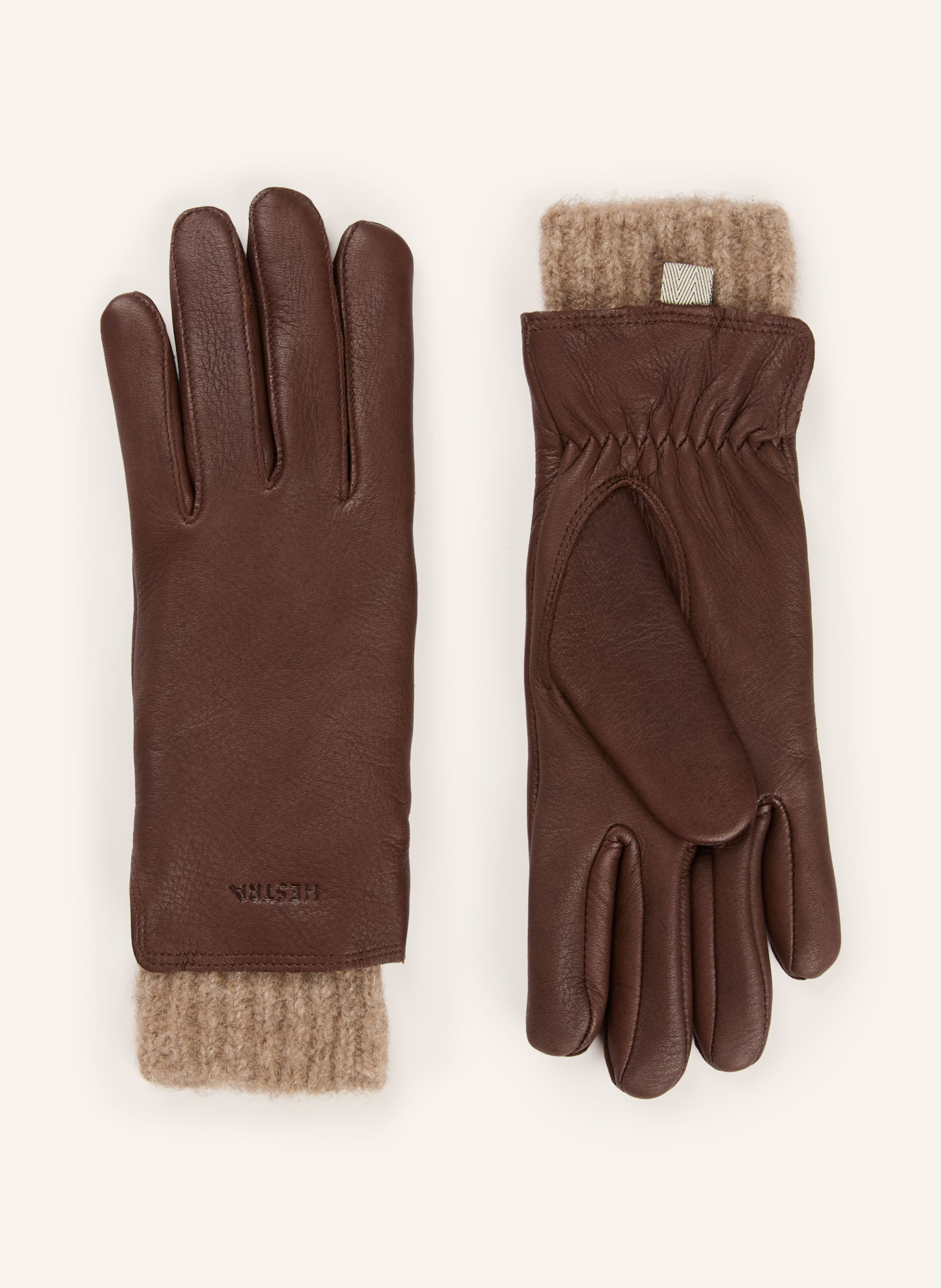 HESTRA Lederhandschuhe TIRIL mit Alpaka